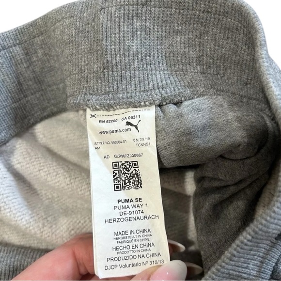 Puma x Fashion Geek Mens Gray Sweatpants All Star Game Jogger Embroidered Medium - Picture 13 of 13